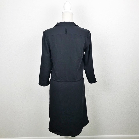 Babaton Drawstring Collared Shirt Dress Work - Picture 4 of 7